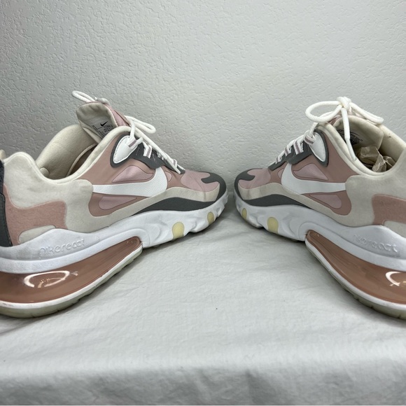 Nike Air Max 270 React Plum Chalk Stone Mauve 9.5 - Picture 9 of 11